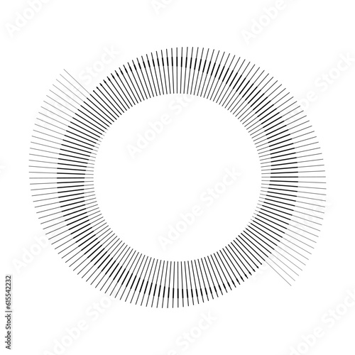 Spiral with dark lines as dynamic abstract vector background or logo or icon. Yin and Yang symbol.