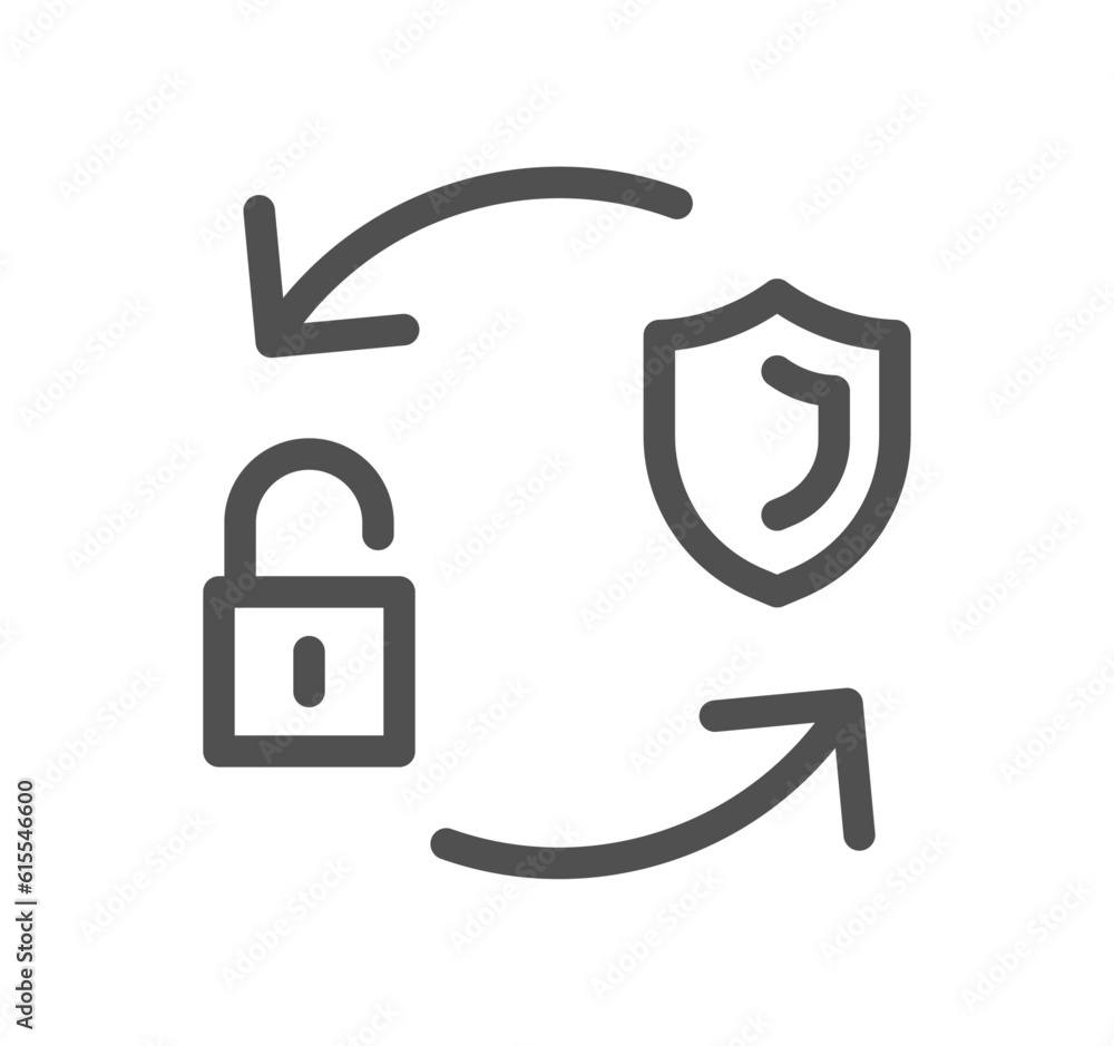 Defense related icon outline and linear vector.