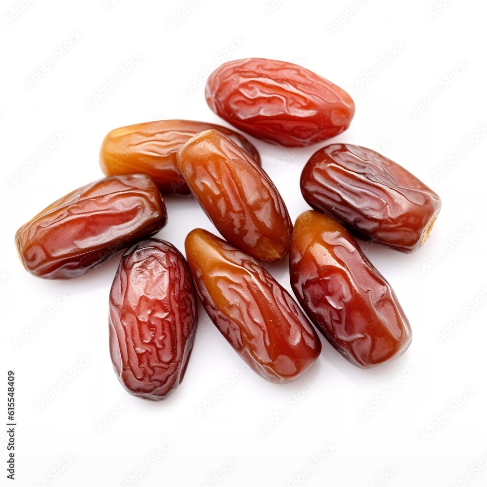 dates isolated on white background