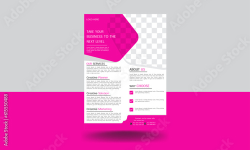 minima corporate flyer design,professional flyer design template vector.
