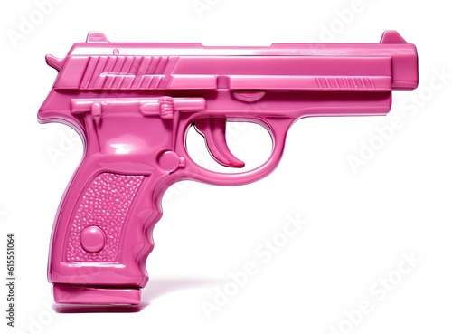 Pink training gun created with Generative AI technology