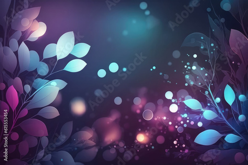 abstract background banner gradient color with bokeh glitte background