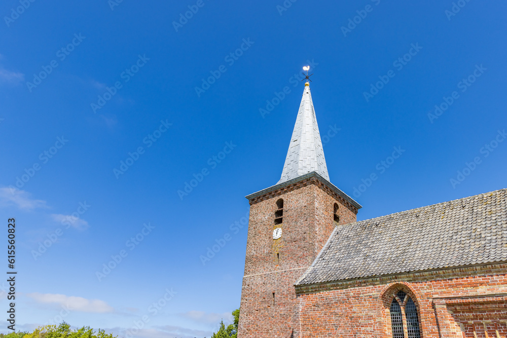 Saint Jan church national monument in village Hoorn at Wadden island Terschelling in Friesland province in The Netherlands Saint Jan church national monument in village Hoorn at Wadden island Terschelling in Friesland province in The Netherlands