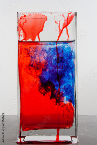 fluyd floyd red blue glass  photo