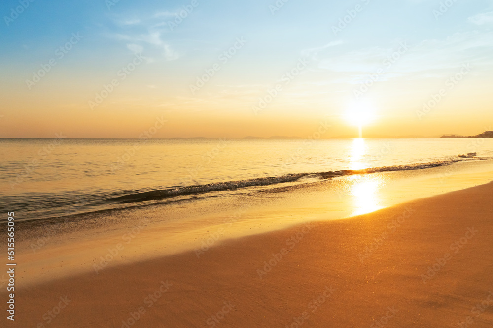 sunset at the beach