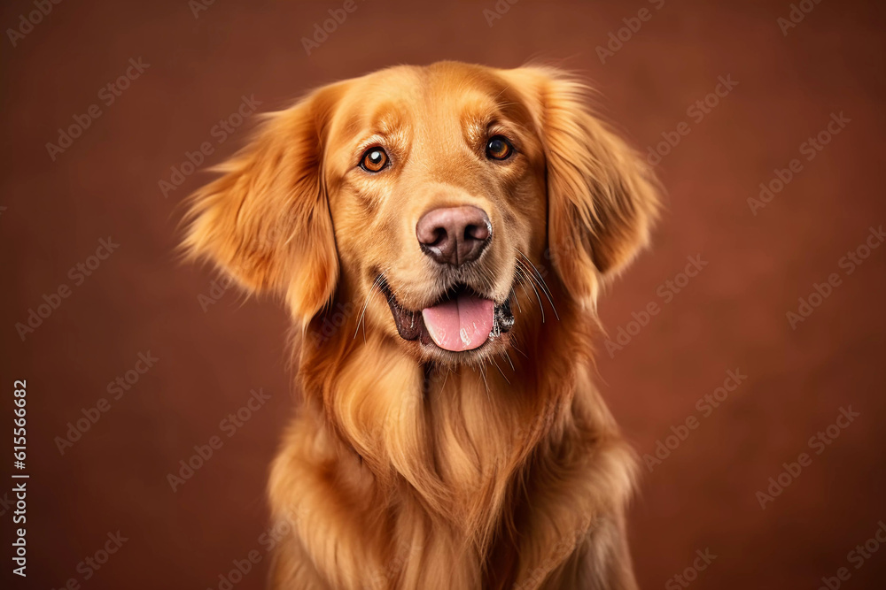 Golden Embrace: Warmth and Affection of a Golden Retriever - Generative AI