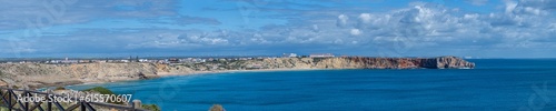 Algarve coast outside Lagos, Portugal. Portuguese beaches and shores.