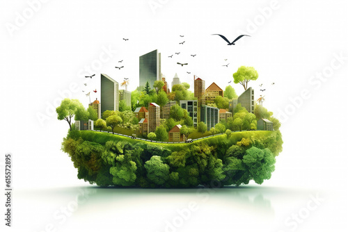 ESG green energy sustainable industry. World environment day concept.Globe Glass with butterfly. circular economy renewable energy . sustainable development goals.Environmental protection renewable