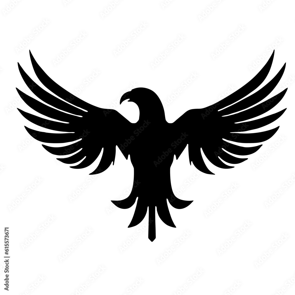 Obraz premium eagle with wings vector