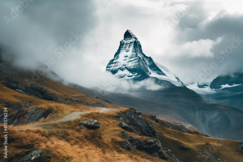 Swiss alps valley