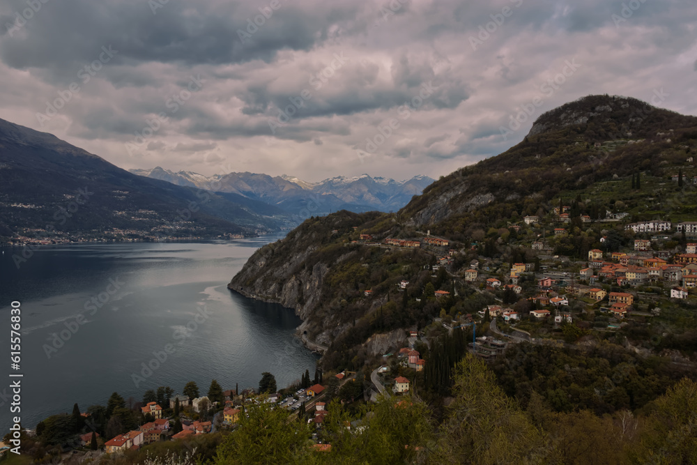 Panorama of Lake Como from Vezio.