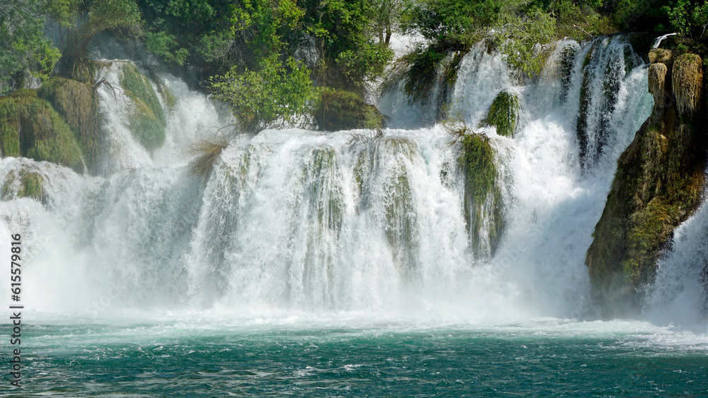 Fototapeta premium scenic waterfall in krka national park