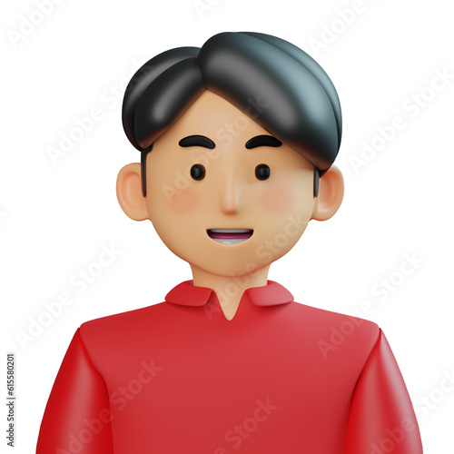 Red Boy 3D Avatar