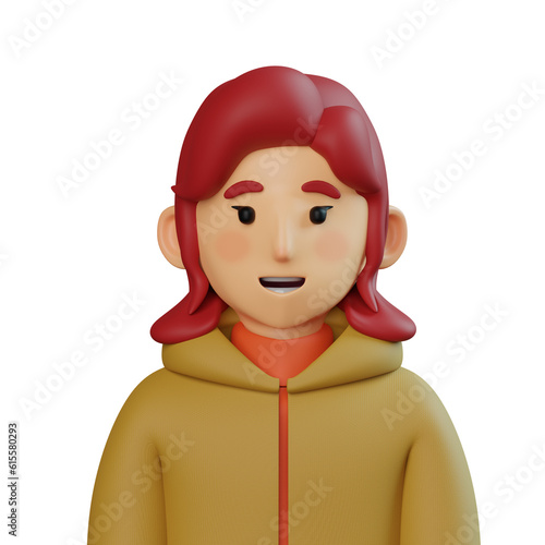 yellow girls 3D Avatar