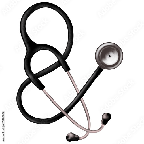 Medical Stethoscope Illustration,Essential Tool for Healthcare Professionals