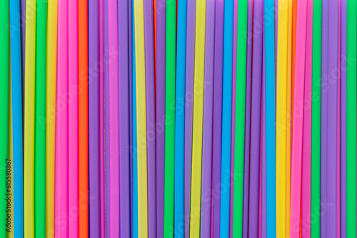 abstract background of bright multicolored cocktail tubes