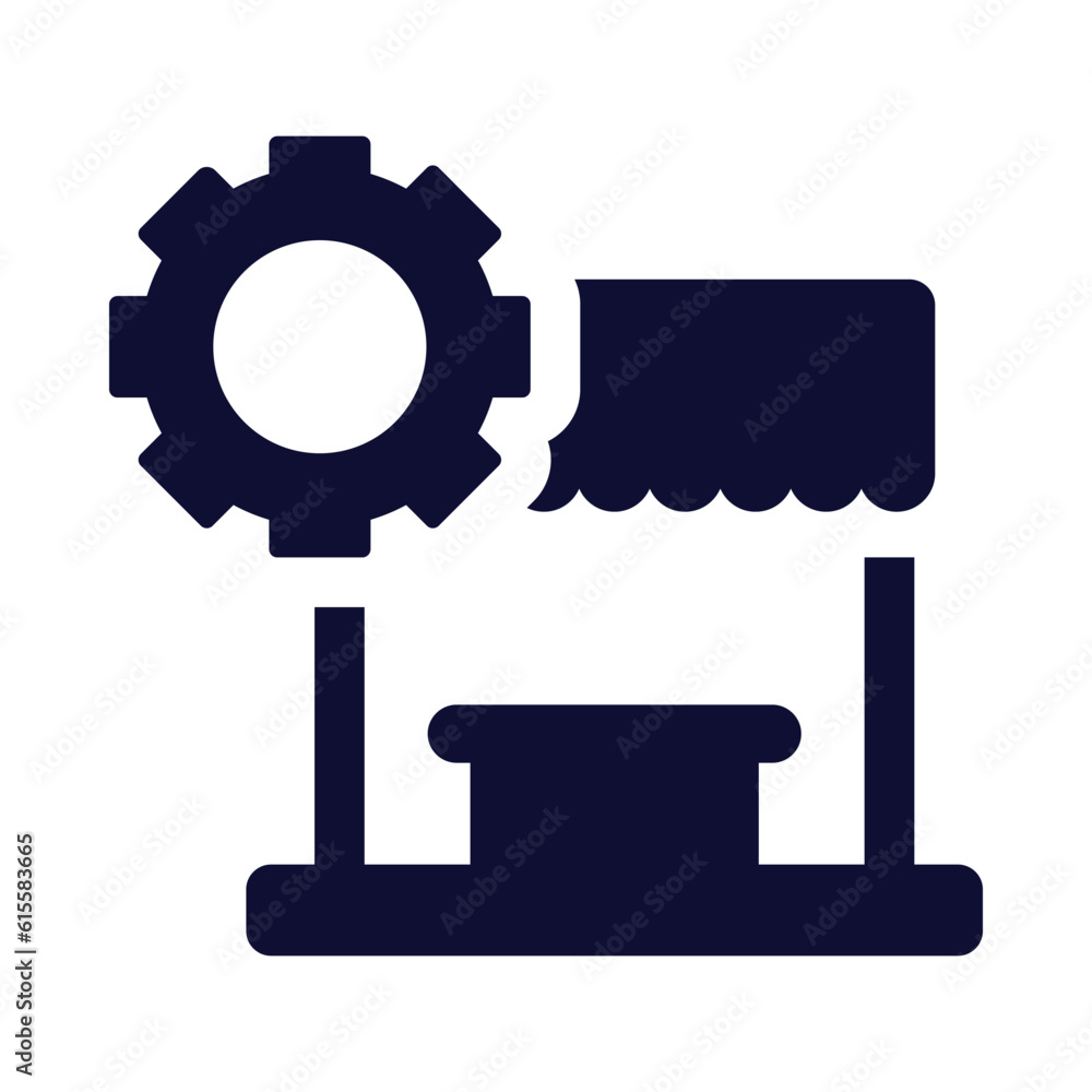 restaurant , gear, restaurant development icon restaurant , gear, restaurant development icon