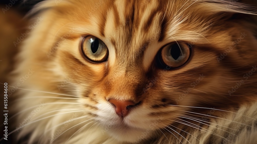 Beautiful adorable cat. The concept of pets. AI Generated Beautiful adorable cat. The concept of pets. AI Generated