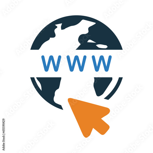 WWW, World wide web, Web Search, click, mouse, Web icon