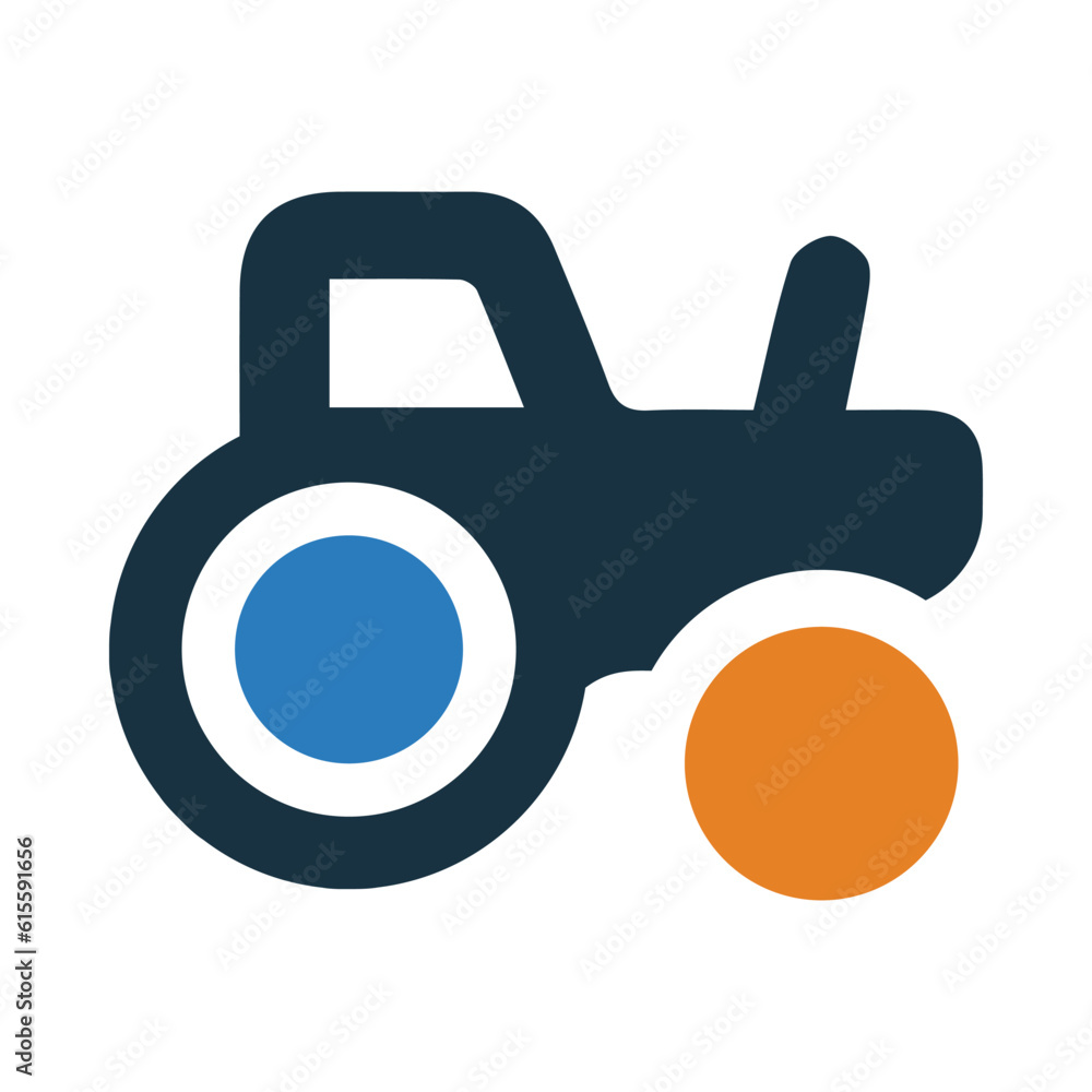 Farm Machinery, Tractor, Wheeled tractor, Agriculture, Farm, Work tractor icon Farm Machinery, Tractor, Wheeled tractor, Agriculture, Farm, Work tractor icon