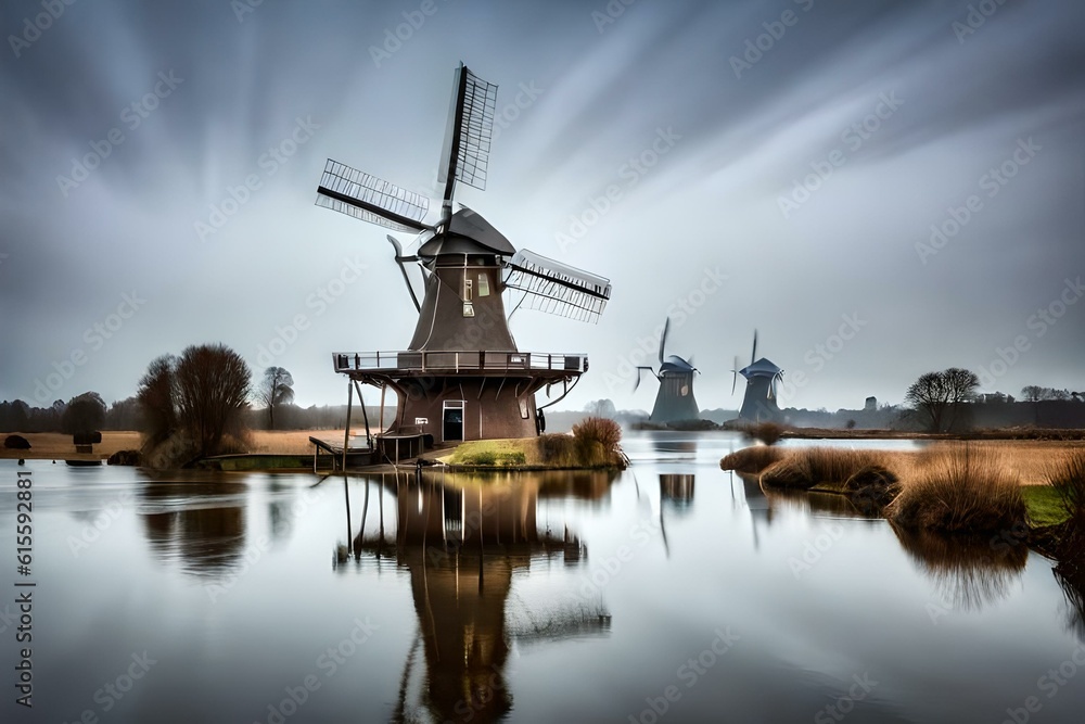 Harnessing the Wind: Trendy AI-Generated Windmill Innovations