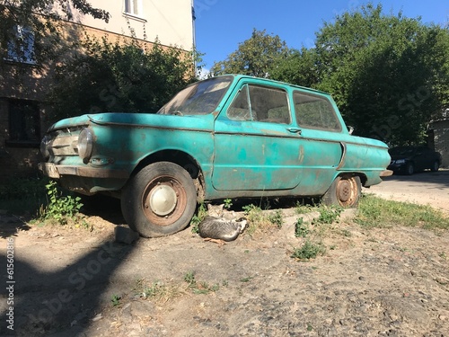old abandoned car