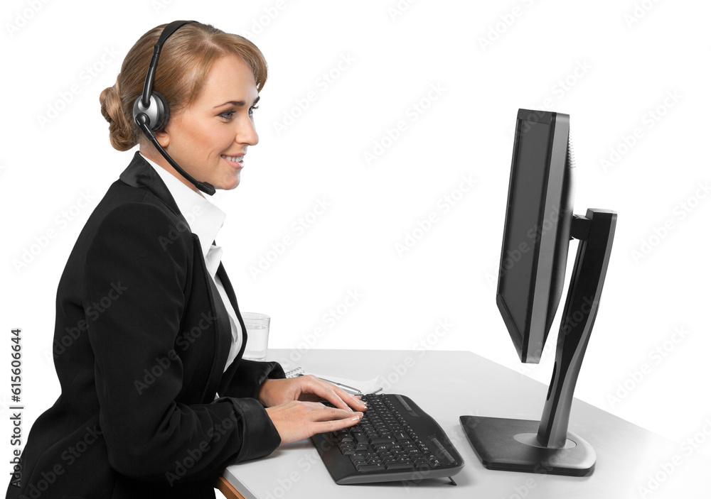 young customer service agent young customer service agent
