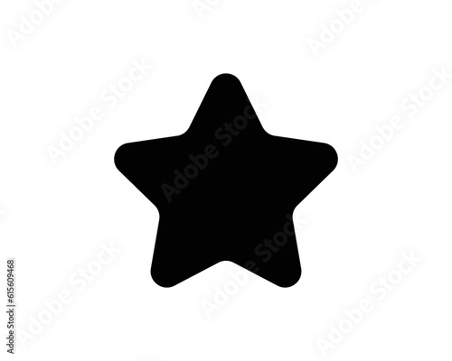Vector star icon. Single star symbol.