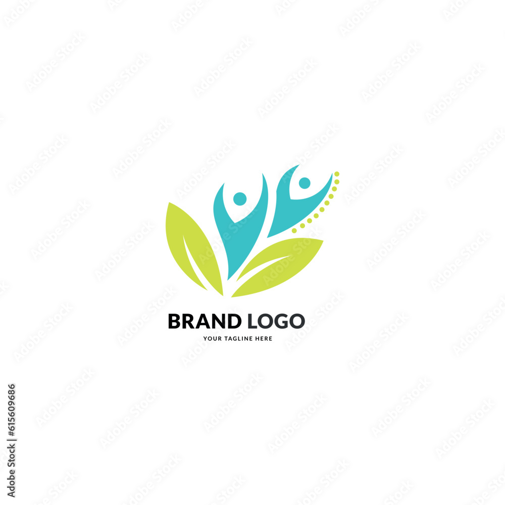 Leaf Creative Concept Logo Design Template
