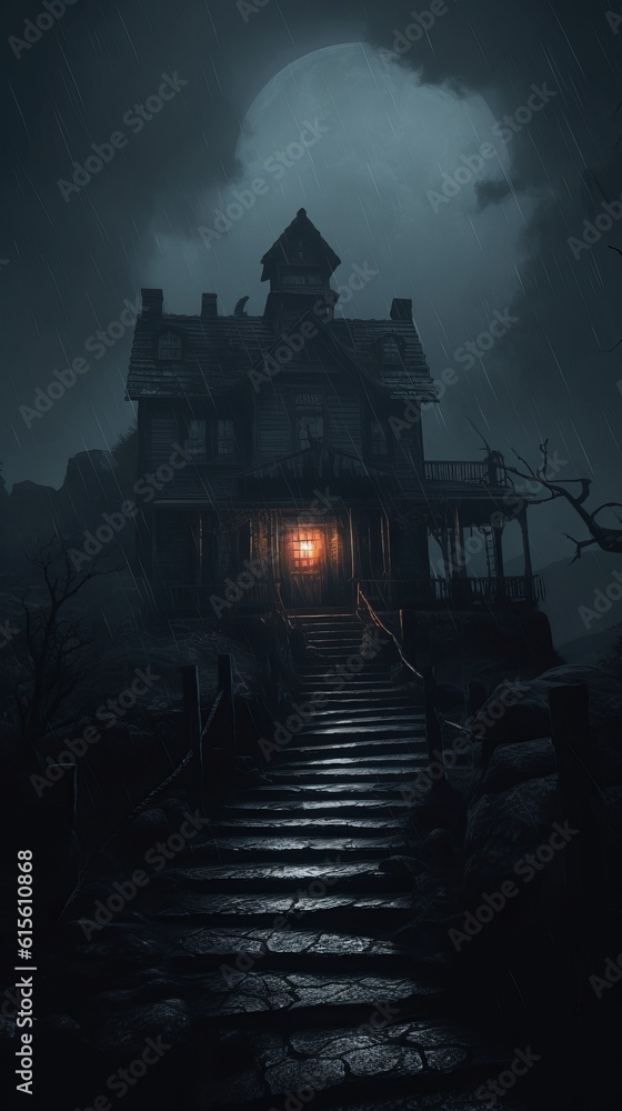 Horror House, outdoor shot