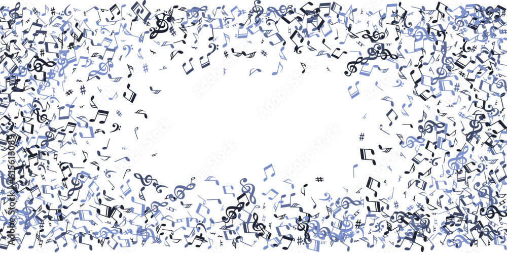 Musical notes cartoon vector background. Song Musical notes cartoon vector background. Song