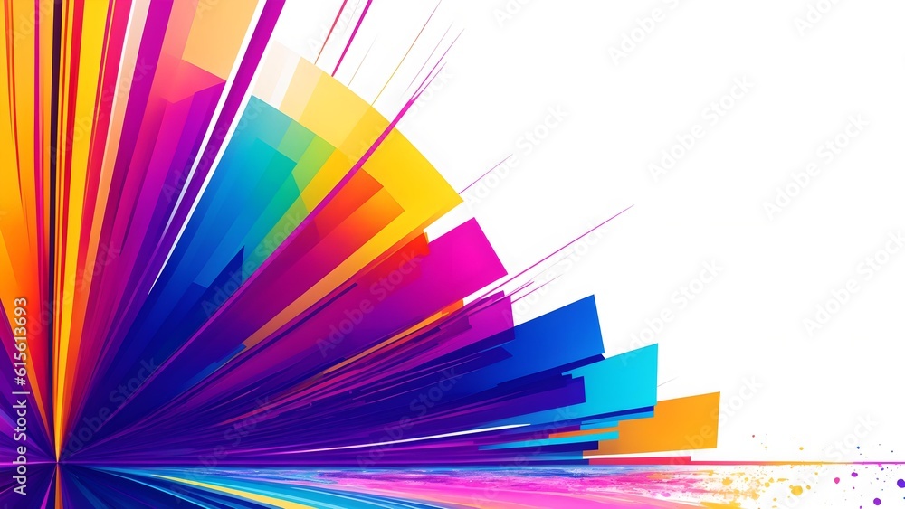 Photo of a vibrant neon abstract background with intersecting lines and bold colors Photo of a vibrant neon abstract background with intersecting lines and bold colors
