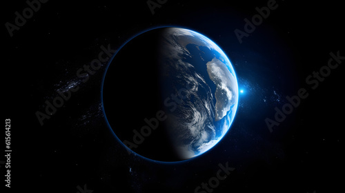 宇宙から見た地球の壮大な景観 No.006 | A Majestic View of Earth from Space Generative AI