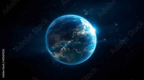 宇宙から見た地球の壮大な景観 No.009 | A Majestic View of Earth from Space Generative AI