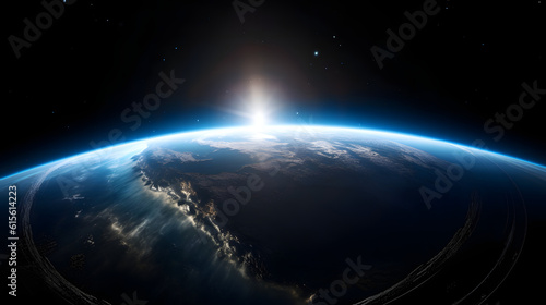 宇宙から見た地球の壮大な景観 No.014 | A Majestic View of Earth from Space Generative AI
