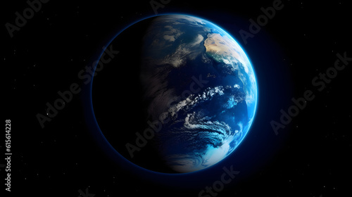 宇宙から見た地球の壮大な景観 No.007 | A Majestic View of Earth from Space Generative AI