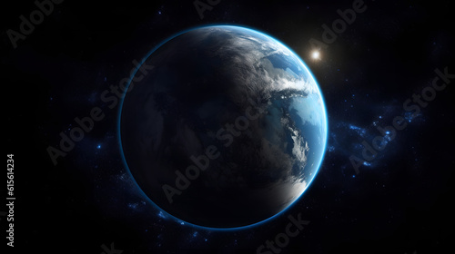 宇宙から見た地球の壮大な景観 No.015 | A Majestic View of Earth from Space Generative AI