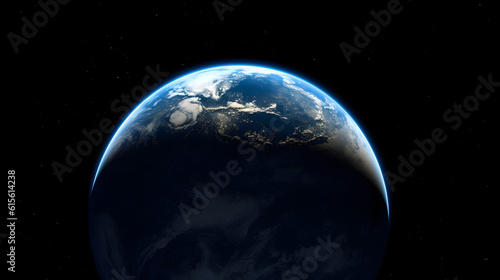 宇宙から見た地球の壮大な景観 No.013 | A Majestic View of Earth from Space Generative AI