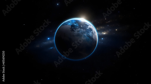 宇宙から見た地球の壮大な景観 No.011 | A Majestic View of Earth from Space Generative AI