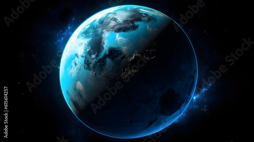宇宙から見た地球の壮大な景観 No.016 | A Majestic View of Earth from Space Generative AI