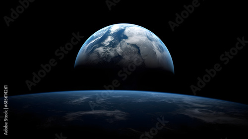 宇宙から見た地球の壮大な景観 No.019 | A Majestic View of Earth from Space Generative AI