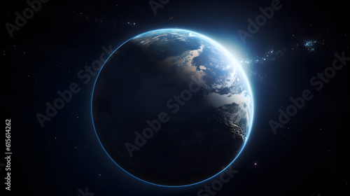 宇宙から見た地球の壮大な景観 No.017 | A Majestic View of Earth from Space Generative AI