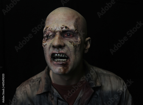 One eye male zombie 