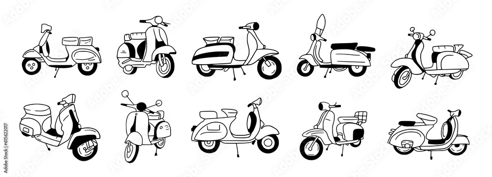 Motorcycle or Scooter Icon