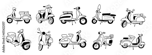 Motorcycle or Scooter Icon