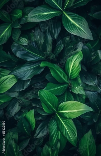 Leaf background, generative AI