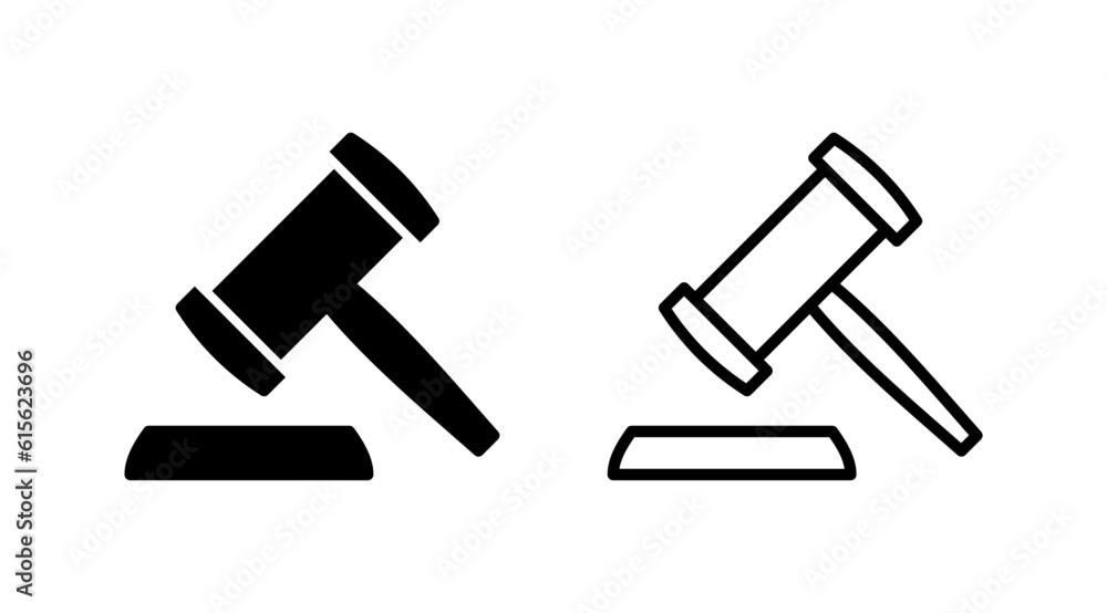 Gavel icon vector. judge gavel icon. auction hammer Gavel icon vector. judge gavel icon. auction hammer