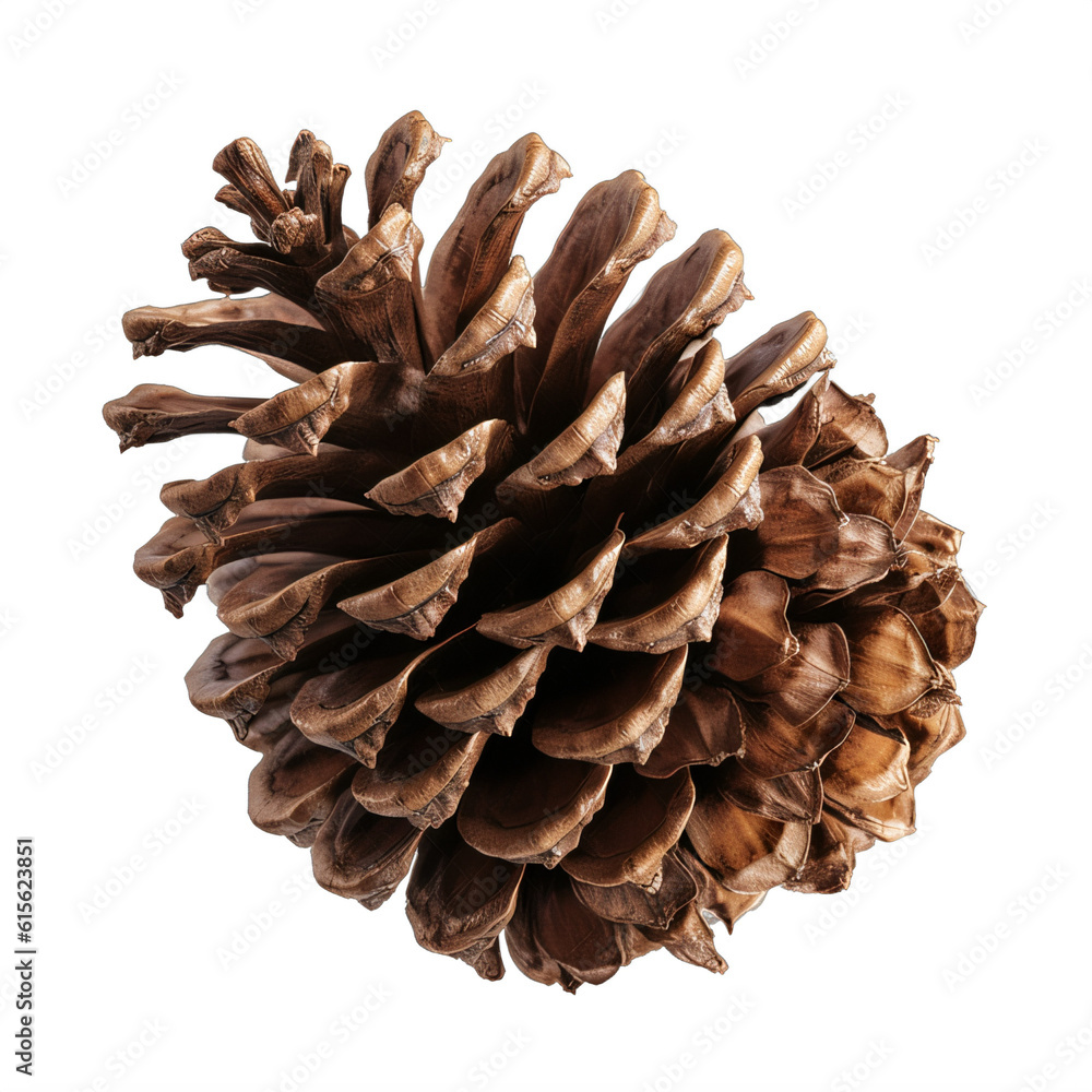 A pine cone on a transparent background png isolated Generative Ai A pine cone on a transparent background png isolated Generative Ai