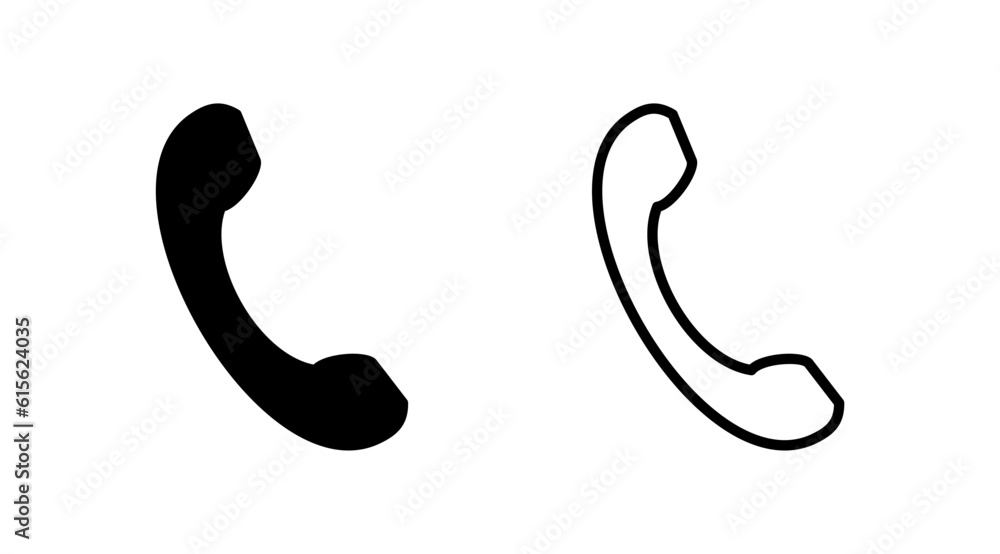 Call icon vector. phone icon vector Call icon vector. phone icon vector