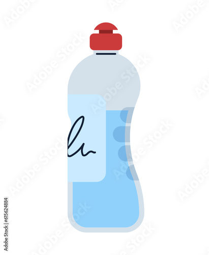 Kitchen dishwashing liquid concept